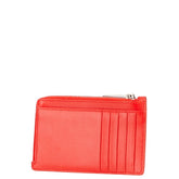 バレンシアガ フラグメントケース コインケース カードケース 736734 レッド レザー レディース BALENCIAGA 【中古】